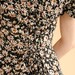 vintage 90's EVENING DAISY flutter sleeve floral maxi dress