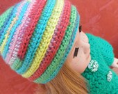 American Girl DOLL SWEATER in green wool