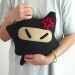 Ninja Mau Plush Pillow ( Ninja Cat Pillow ) PLUP001