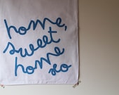 Home, Sweet Home Tea Towel Blue
