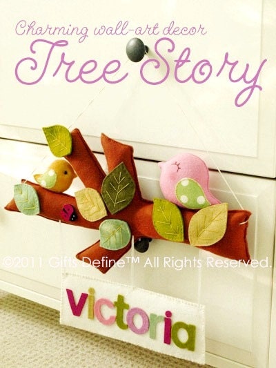 My TREE STORY - Create your own Personalized Custom Wall-art for the Home, Creative Room or Nursery (Custom Made)
