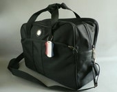 Vintage Black American Tourister Weekender Bag