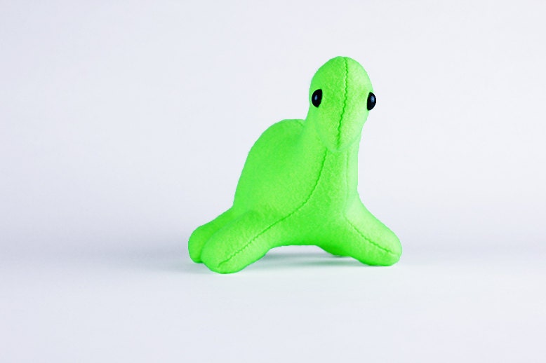 Neon Green Dinosaur Plush Toy - EpicToyChest