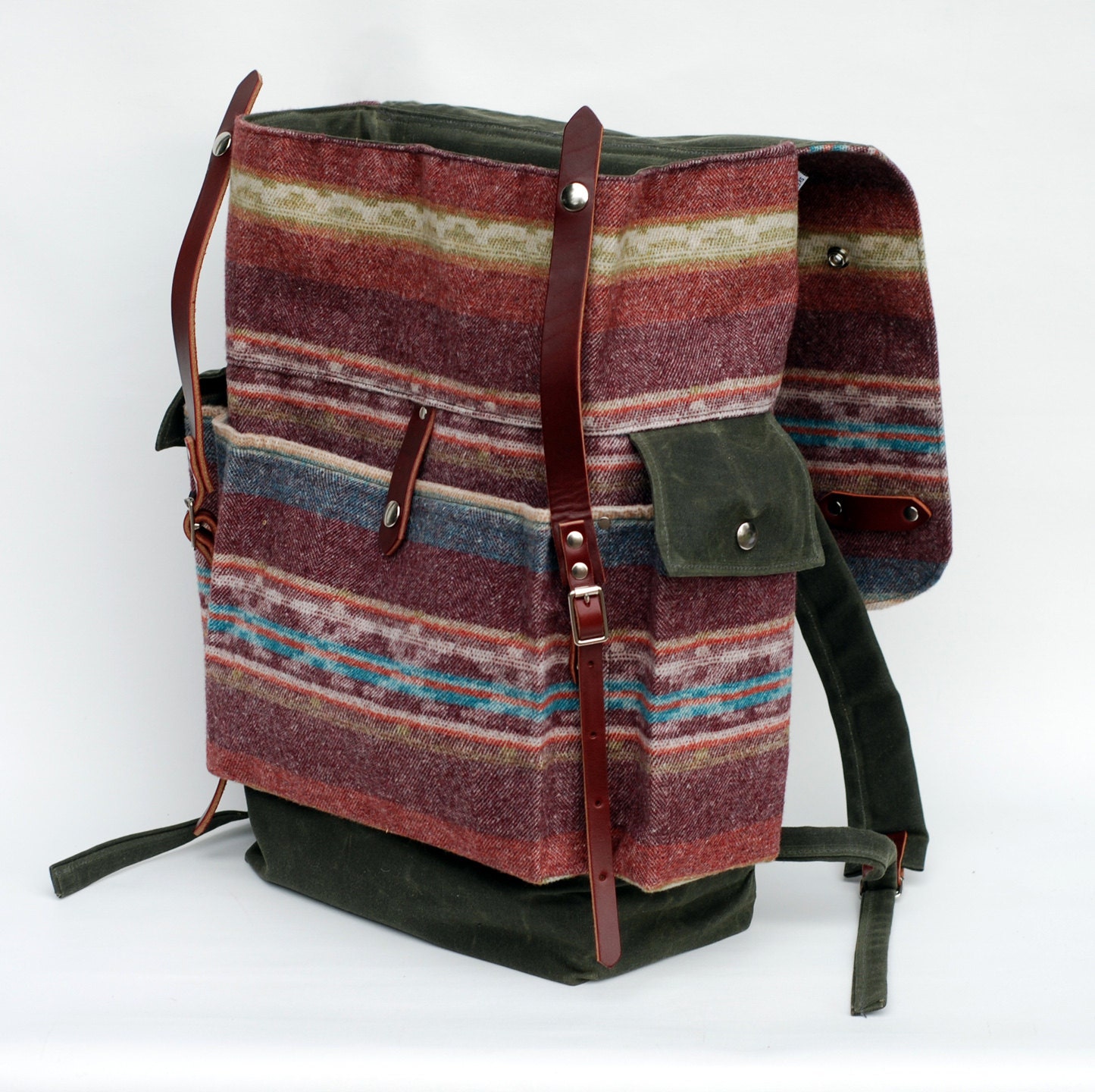The Wayfarer Backpack in Limited Edition Wool Print