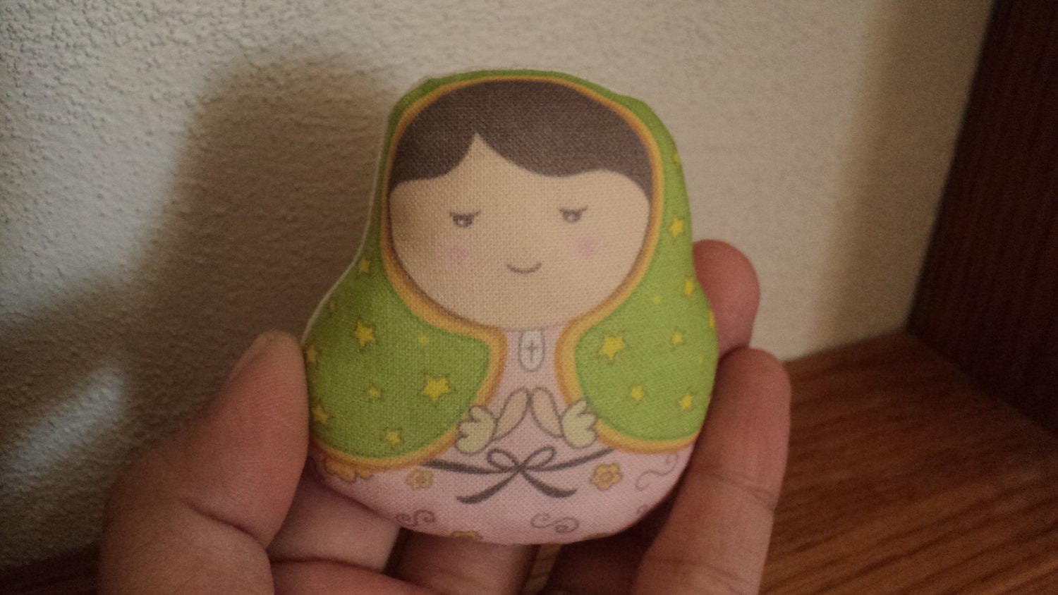 Virgencita de Guadalupe--- matryoshka doll style--- normal size