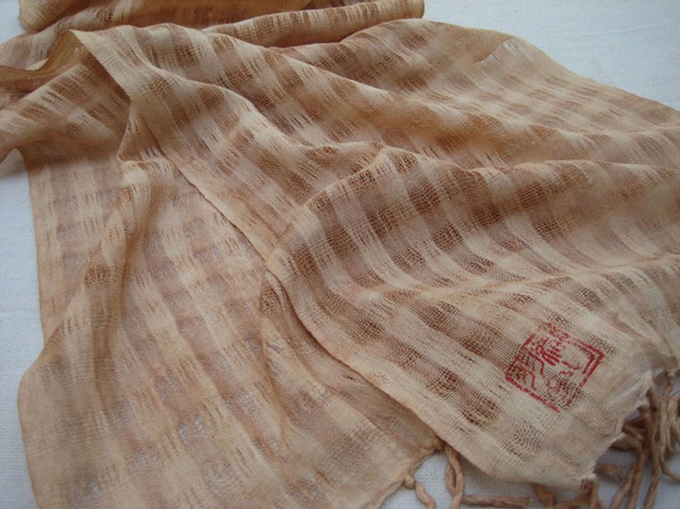 Persimmon Cotton Scarf