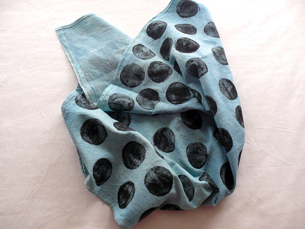Aqua Dots Tea Towel