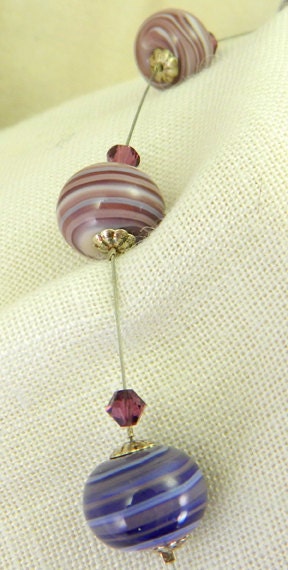 Violet Whispers Illusion Necklace II