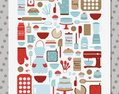 Today I Feel Like Baking Print