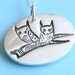 OWL BRANCH necklace, eco-friendly silver, illustration by BOYGIRLPARTY. Handcrafted by Chocolate and Steel