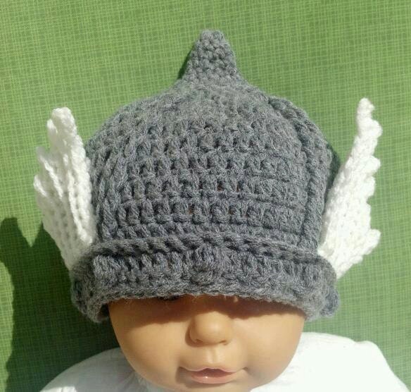 PDF Crochet PATTERN to make Thor God of Thunder Hat for Baby or Child