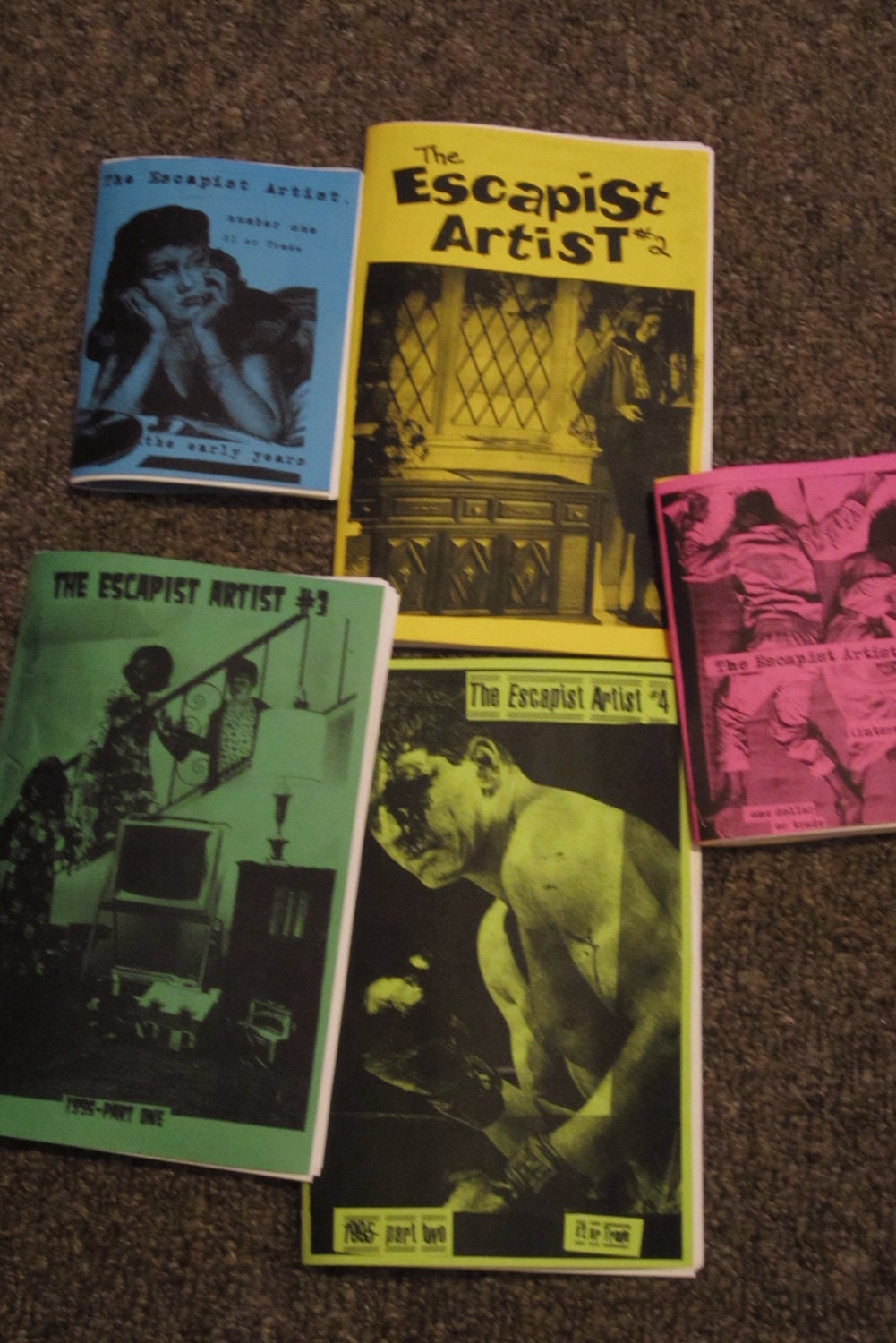 The Escapist Artist zine grab bag