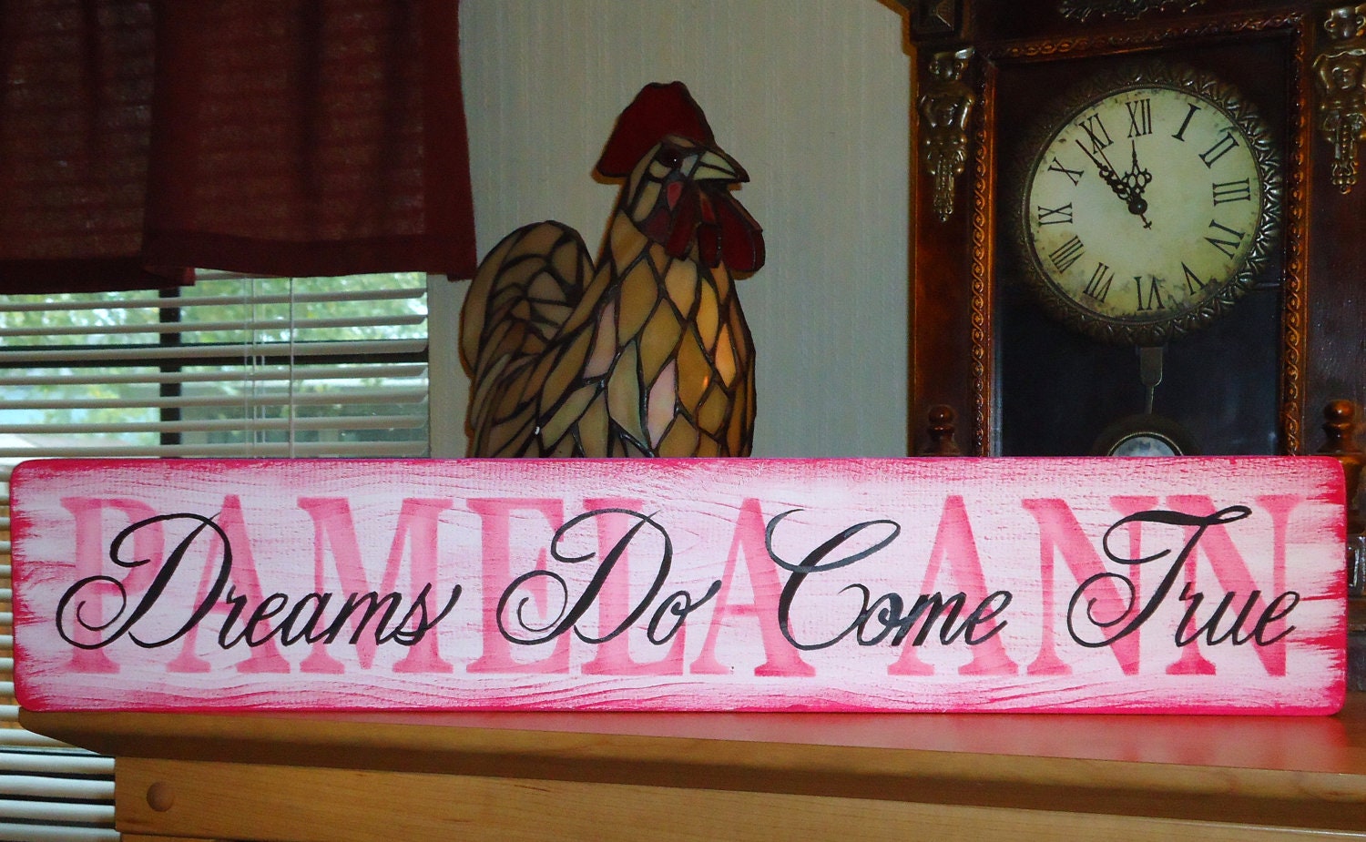 Personalized Baby Name NURSERY SIGN- Dreams Do Come True