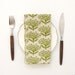 Napkins, set of 2 - Pincushions, in Olive