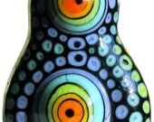 Rainbow Babushka ---Handmade Lampwork Bead