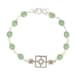 Green Cinder Block Party Bracelet