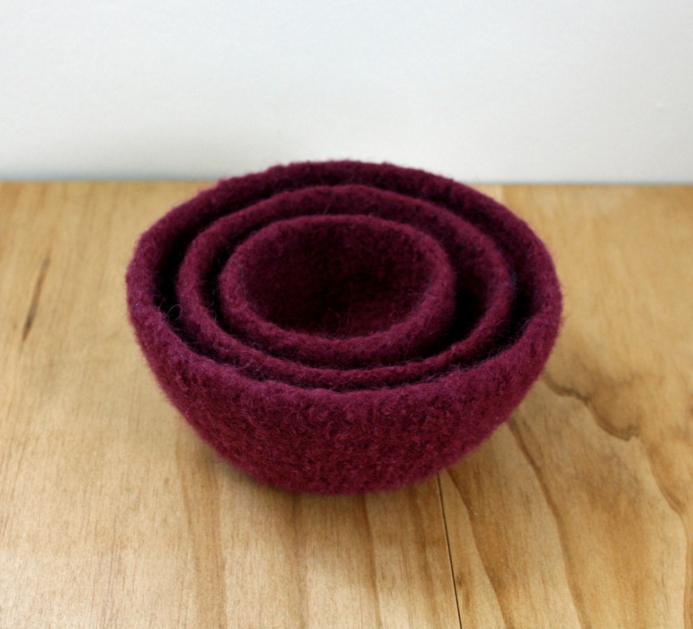 S/3 Nesting Bowls, Chianti
