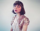 SMALL INSTOCK Rose Gold Sequin Bridal Shrug Bolero