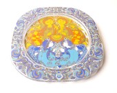 1980 Bjorn Wiinblad for Rosenthal Crystal Christmas Plate