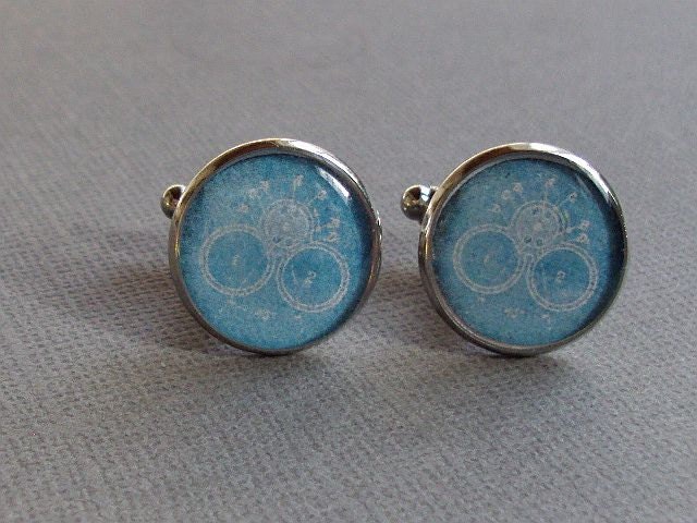 Optometrist  Blueprint  Cufflinks Phoroptor Lens Cuff Links