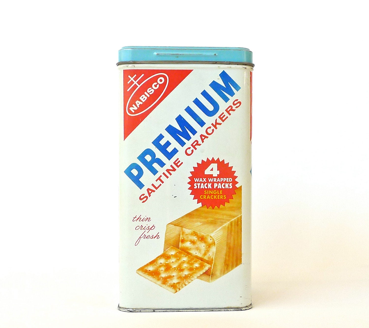 Vintage Premium Saltine Crackers Tin