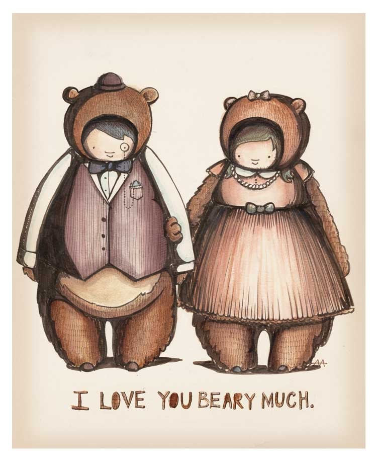 Beary Much print