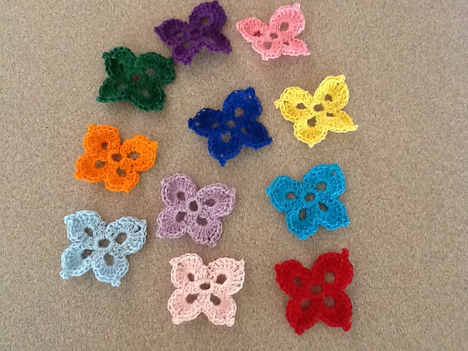 11 butterfly appliques - choose your colors