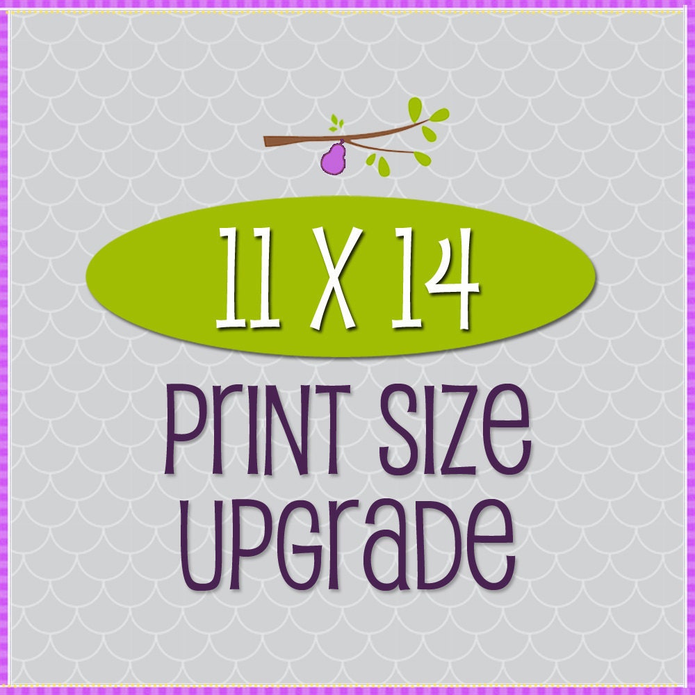 11 x 14 Print Upgrade