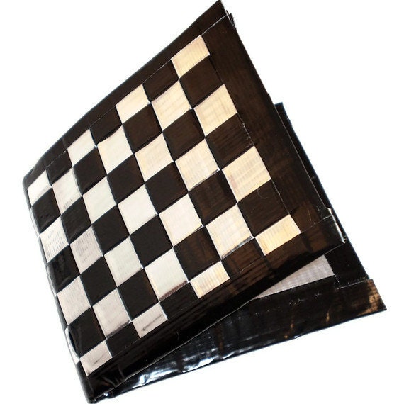 Duct Tape Wallet - Chrome & Black