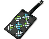 Color Checkered Duct Tape Luggage Tag