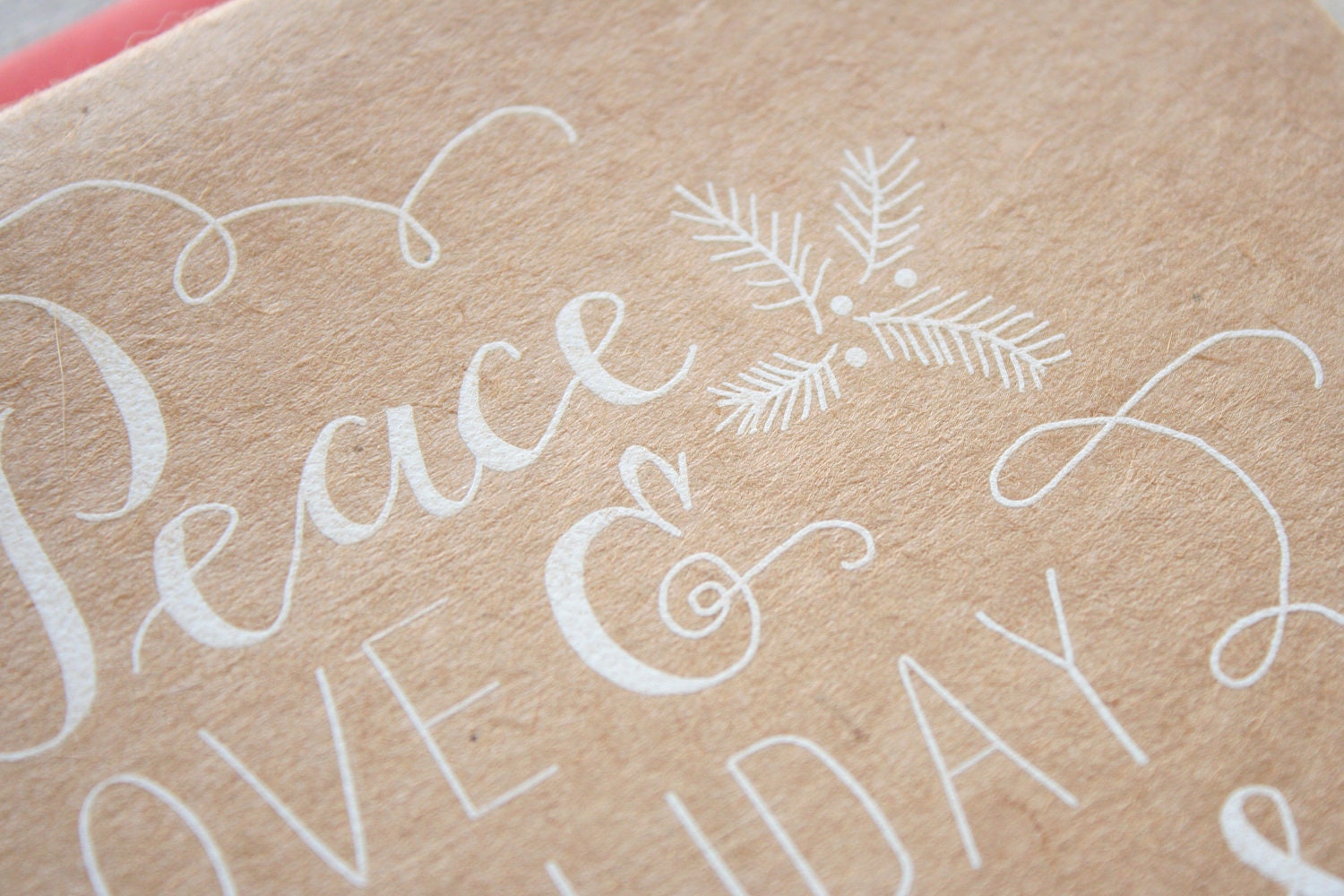 Holiday Wishes Engraved Card