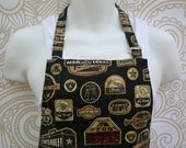 Mens Apron - The Stud Man Apron in Navy Blue