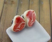 Raw Steak - Studs / Post Earrings