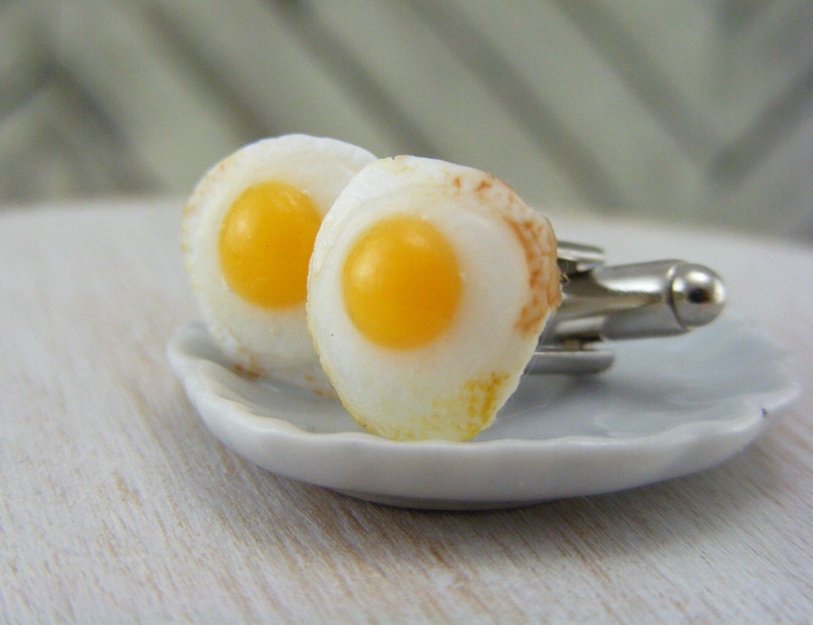 Sunny-Side Up Cuff Links