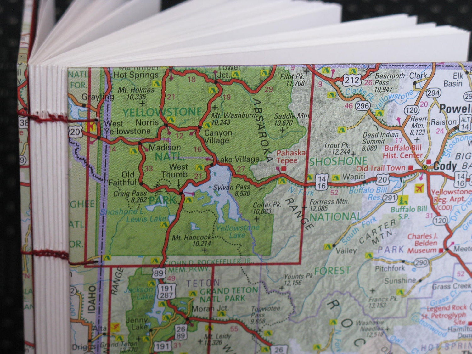 Wyoming Map Travel Journal