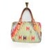 vintage cotton canvas and leather SOUTHWESTERN handbag