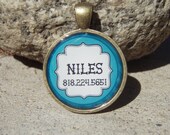 The Niles - Bone Inspired Custom Resin Pet ID Tag Cat Tag Dog Tag