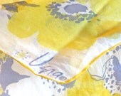 Buttery Poppies - a vintage 1960's hand-painted Vera Neumann Lucky Ladybug Verasheer Silk Scarf