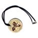 Archaeopteryx Ceramic Necklace in Mocha Crackle