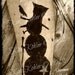 Snowman Witch Stencil Bundle Christmas Winter Halloween Primitive
