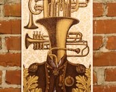 David Byrne and St. Vincent - Hand-Printed Gigposter- Portland, OR