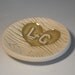 Tiny Ring Dish, Custom Woodgrain, in Olive