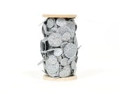 Glitter Confetti Garland in Silver