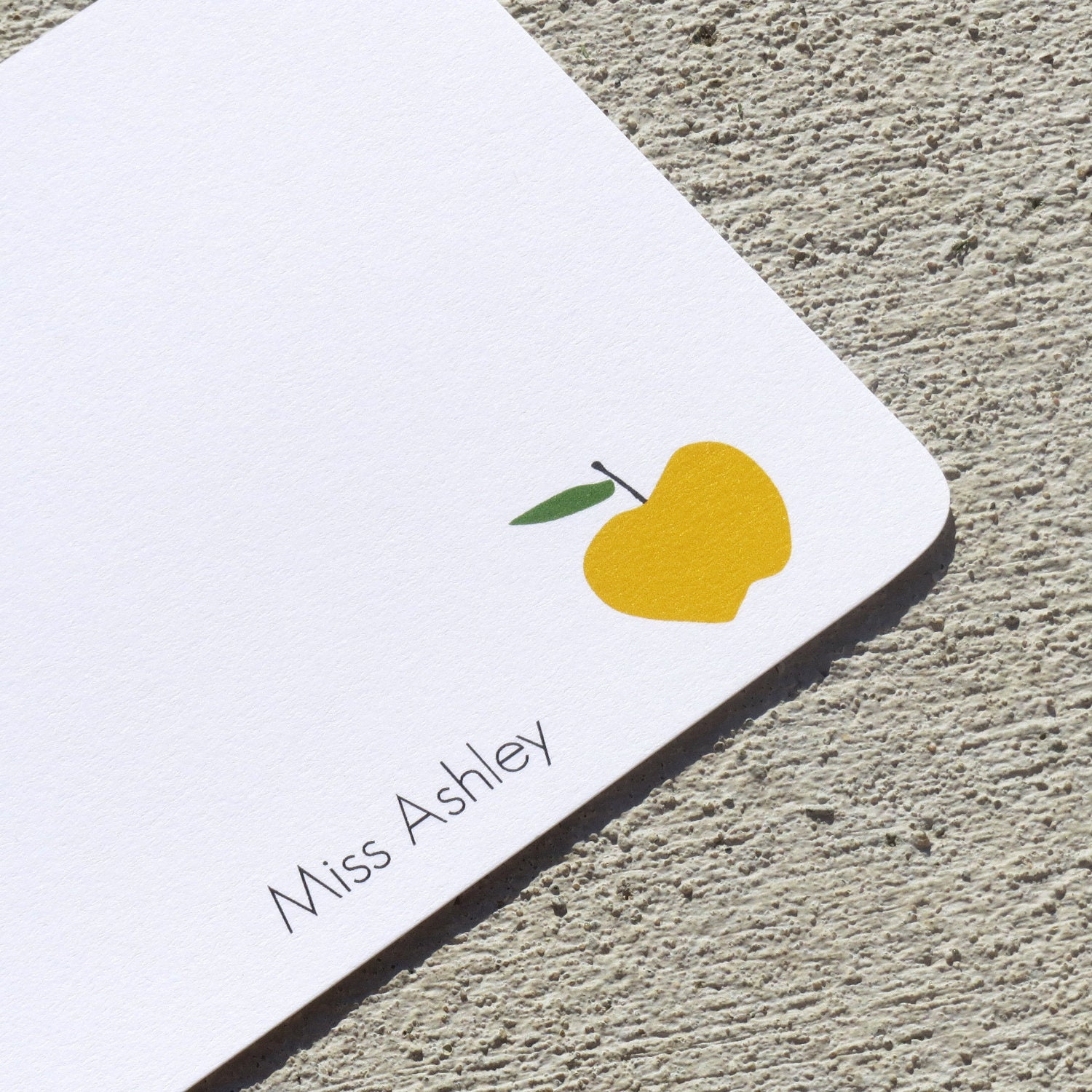 Apple Personalized Stationery - Set of 8
