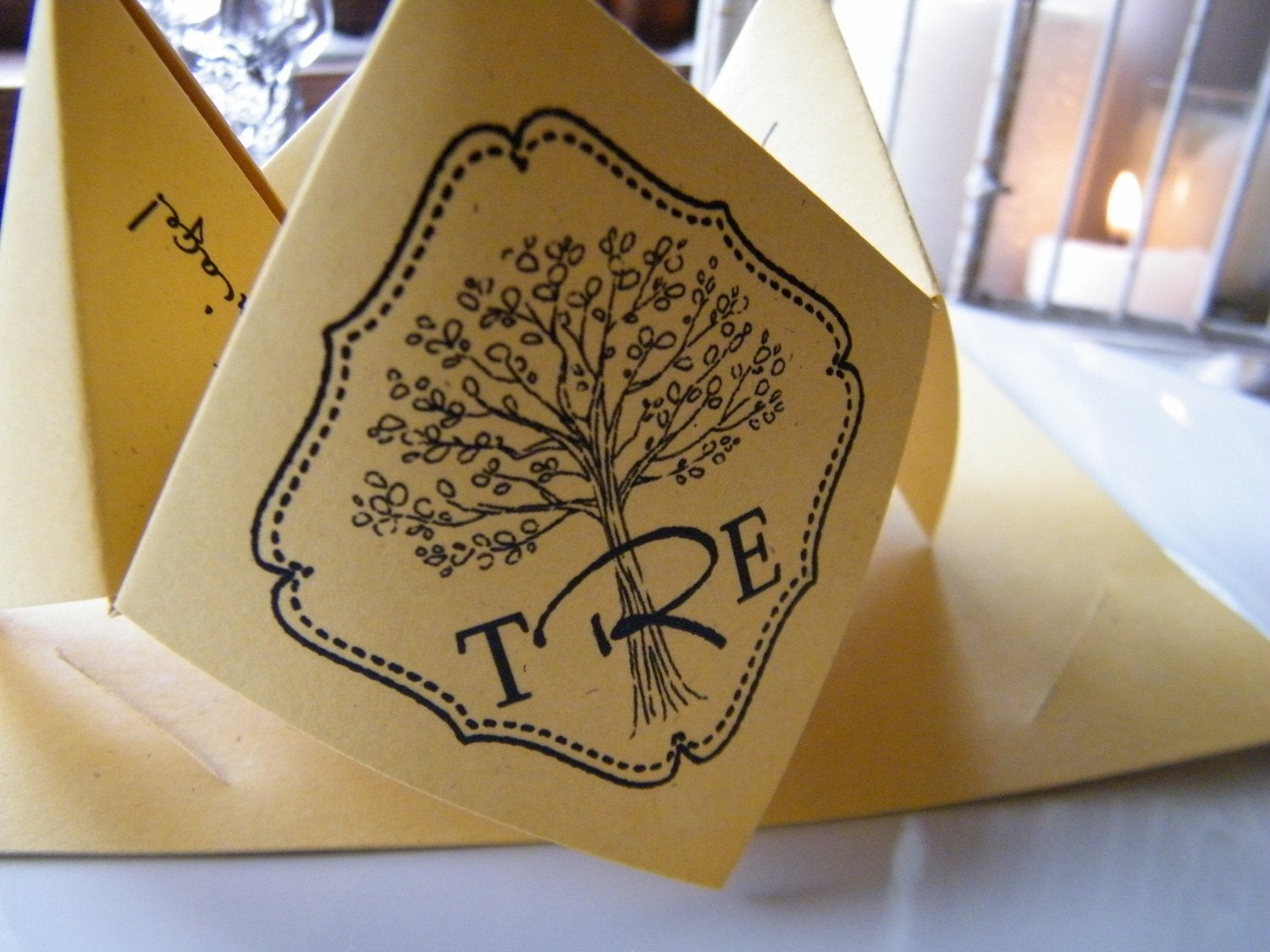 Cootie Catchers- Origami Wedding Invitations- DESIGN ONLY .pdf File