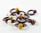 Toasted Marshmallow (US7)  - Eterne Stitch Markers (snagfree)
