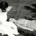 vintage photo Nature Always Put her in a Trance Girls in Grass 1919 Bliss unusual