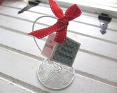 White Hanging Ornament Stand