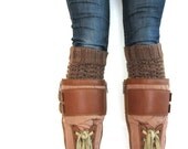 Knitted Boot Cuffs - Choose Your Color Knit Boot Cuffs - Leg Warmers - Choose Your Color - Boot Toppers - Knit Boot Socks