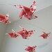 Large Red Pinwheel Baby Crib Mobile : Cherry Bomb